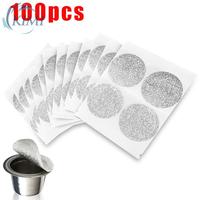 Gambar Promo 100Pcs Refillable Lids For Nespresso Silver Coffee Capsule Lids dari GunungTugu undefined 3 Tokopedia