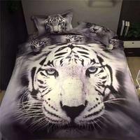Gambar Cek 3 Pcs Bedding Sets 3D Animal Tiger Head Printing Quilt \ dari Ecoessence86 undefined 2 Tokopedia