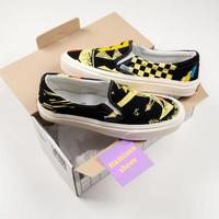 Gambar [kode qz2905] sepatu sneakers pria dan wanita vans slip on moma black dari cerelacnestlee99 undefined 2 Tokopedia