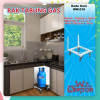 Gambar Rak galonTatakan Serbaguna Roda Gas Rak Gas TARIK RAK RAIL GAS dari kevinjulio14 undefined 1 Tokopedia