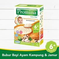 Gambar PROMINA 6+ BUBUR BAYI RASA pisang/beras merah/kacang hijau/ ayam dari nadicellww undefined 4 Tokopedia