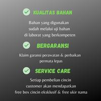 Gambar cincin kawin couple tunangan emas putih dan paladium 27AuPd - perak dari alys, undefined 4 Tokopedia