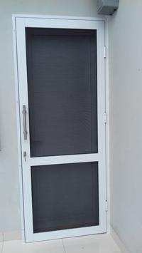 Gambar Pintu Kawat Nyamuk Baja, Frame Alumunium Putih [Pak Romy] dari CV Giandra undefined 2 Tokopedia