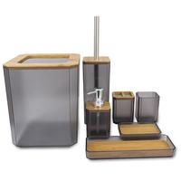 Gambar Bamboo Bathroom Accessories Set Plastic Bathroom Kit Soap Dispenser, dari sapirahistana undefined 3 Tokopedia