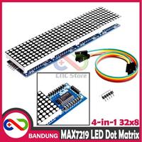 Gambar MAX7219 LED DOT MATRIX MODULE 8x8 4-IN-1 32X8 RUNNING TEXT DISPLAY dari IOT Store Bandung undefined 1 Tokopedia