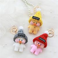 Gambar Cute Lalafanfan Duck Keychain Kawaii Cafe Mimi plush toy dari fayaha undefined 5 Tokopedia