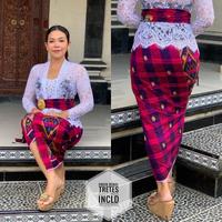 Gambar [Bisa ] Ready Stok Kamen Endek Tenun Dobol Tretes Set Selendang / dari Medhel undefined 1 Tokopedia