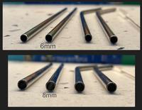 Gambar Sedotan Set 3in1 & 5in1 Stainless Steel Lurus Bengkok Sikat Anti Karat - sedotan 3in1 dari Autoku undefined 5 Tokopedia