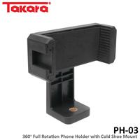Gambar Takara PH-03 Mobile Phone Holder U Holder HP with Cold Shoe dari Takara Official Store Surabaya undefined 2 Tokopedia