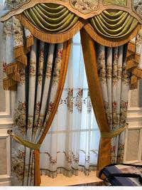 Gambar FT Chenille Jacquard Curtains for Living Room Europeanstyle Lu dari Functiont Tools undefined 3 Tokopedia