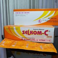 Gambar Satu Dos isi 10 Strip - 100 Kapsul SELKOM C Multivitamin Suplemen dari SAFIRALKJ undefined 1 Tokopedia