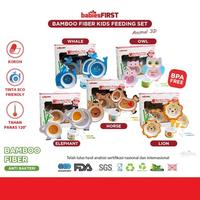 Gambar Babiesfirst Bamboo Fiber Kids Feeding Set / Set Piring Makan Anak dari milkbabyonline undefined 1 Tokopedia