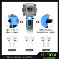 Gambar Impact Wrench Brushless Motor Cordless Electric Wrench Power Tool 800 dari Badrishop_ undefined 4 Tokopedia