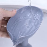 Gambar JD Leaf Shape Soap Box Drain Soap Holder Bathroom Accessories T dari Jaya Diving undefined 5 Tokopedia