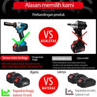 Gambar Impact Wrench Brushless Motor Cordless Electric Wrench Power Tool 800 dari Badrishop_ undefined 5 Tokopedia