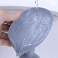 Gambar JD Leaf Shape Soap Box Drain Soap Holder Bathroom Accessories T dari Jaya Diving undefined 1 Tokopedia
