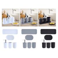 Gambar BB Bathroom Accessories Set Lotion Bottle Soap Dish Countertop dari Berkah Back undefined 1 Tokopedia