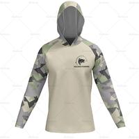 Gambar TB 2023 salexo Long Sleeve Fishing Shirt Men UV Clothing Hooded dari Tools Body undefined 4 Tokopedia