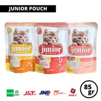 Gambar makanan kucing basah JUNIOR CAT POUCH 85GR - TUNA SALMON dari PETSHOP CIWIDEY NEW undefined 1 Tokopedia