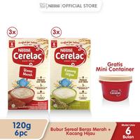 Gambar Nestlé CERELAC Rasa Beras Merah + Kacang Hijau 120g Free Container dari Delima Shop23 undefined 1 Tokopedia