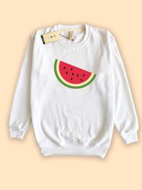 Gambar Sweater Sweatshirt Emoji Semangka Watermelon Palestina Palestine - S dari Cloudberlin Custom undefined 1 Tokopedia