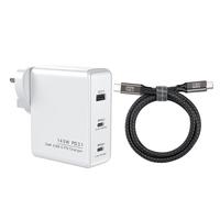 Gambar New [GaN Tech] KUULAA PST-140UC2-LB 140W 3-Port USB PD Charger Dual Ty dari TrendGalaxy undefined 1 Tokopedia