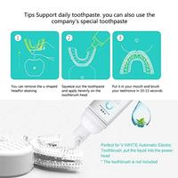 Gambar U Shape 360 Degree Automatic Lazy Sonic Electric Toothbrush Cold Blue dari Jayamart Store undefined 4 Tokopedia