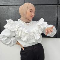 Gambar LADYFEMMES Diora Blouse Fashion Wanita Atasan Muslim dari Luv_Fashion undefined 2 Tokopedia