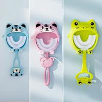 Gambar U-shape Kids Toothbrush Cartoon Frog Print Toothbrush With Holder dari SARYINDO MALL undefined 5 Tokopedia