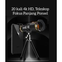 Gambar Lensa Kamera Handphone 20X Telezoom Hp Mobile Telephoto Phone Lens dari WLS expedition undefined 1 Tokopedia