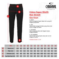 Gambar CDL Celana Panjang Formal Slim Fit Pria I0121BK04A By Cardinal - 33 dari Cardinal Brand undefined 5 Tokopedia