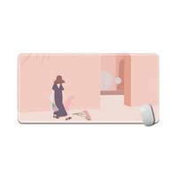 Gambar [New] 800*300*3MM Extra Large Mouse Pad Girl/Vase/Stroll Pattern dari Beekey Shop undefined 2 Tokopedia