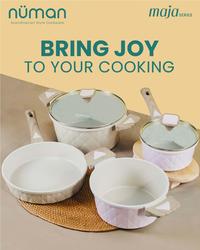 Gambar Numan SaucePan / FryPan / WokPan / Casserole Maja Series Isi 4 - PANCI SET ISI 4, VIOLET dari Sajun Electronic Serpong undefined 3 Tokopedia
