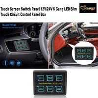 Gambar Saklar Lampu Touch Screen Switch Panel 12V/24V 6 Gang Led Slim Offroad dari Strauss Stores undefined 5 Tokopedia