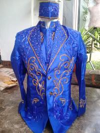 Gambar Basofi manten baju pengantin pria muslim jawa basofi cod - all size dari Bunga Abadi Supplier dekorasi Surabaya undefined 4 Tokopedia