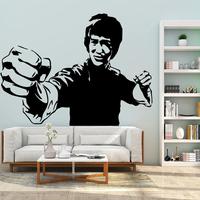 Gambar Famous Star Bruce Lee Wall Sticker Home Decor Decoration For Living dari KHAIRA STORES undefined 3 Tokopedia