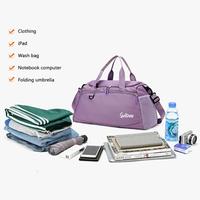 Gambar Tas Travel Bag Gym Duffel Tas Olahraga Yoga Fitnes Mudik Slot Sepatu Waterproof Kapasitas Besar 54x25x29cm - Hitam dari Tas Ransel Dompet Store undefined 2 Tokopedia
