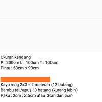 Gambar satu set kandang mabar ayam bangkok dari Mangkubumi Indonesia undefined 2 Tokopedia
