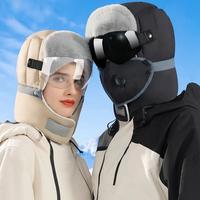 Gambar RS Flight Trooper Skiing Caps Lei Feng Coldproof Removable Mask dari Riekha Store undefined 3 Tokopedia
