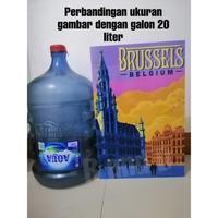 Gambar Maps dekorasi rumah aesthetic ukuran A3, hiasan dinding gambar peta - 10 dari Rahardjoe Design undefined 3 Tokopedia