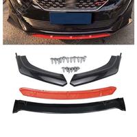 Gambar JUAL spoiler winglet bumper depan universal PLASTIK - BLACK+RED dari CARS ACC undefined 1 Tokopedia