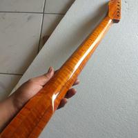 Gambar Dijual neck tele roasted maple flame Diskon dari Usyi offstore undefined 1 Tokopedia