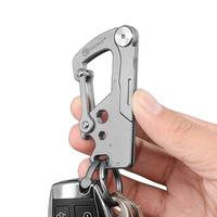 Gambar TACRAY Titanium Carabiner Multifunction Keychain  Utility Knife dari GOSTARS VIP undefined 5 Tokopedia