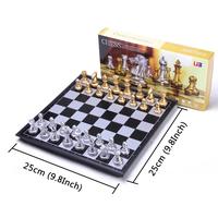 Gambar Papan Catur Magnet Chess Catur Board Game Portable Gold Silver Chess dari Rusmabore undefined 5 Tokopedia