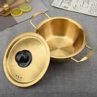 Gambar Panci Ramyun Korea Gold 18cm Anti Lengket Korean Noodle Pot Bowl - GARPU GOLD dari Aven Indonesia undefined 1 Tokopedia