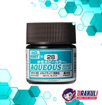 Gambar Mr. Hobby Model Kit Paint Aqueous Hobby Color - Metal Black H28 dari Drakuli Games Store undefined 1 Tokopedia