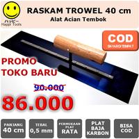 Gambar Promo Raskam Roskam 40 Cm Plat Baja Karbon - Trowel Epoxy Epoksi - dari Best Narve undefined 1 Tokopedia