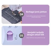 Gambar Epic Finds Mesin Jahit Mini Portabel 505A 12 Stitch Pola 1 mesin Jahit dari siska w store undefined 4 Tokopedia