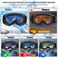 Gambar NATFIRE Ski Goggles Double Layers Anti-fog UV400 Snowboard Snow dari dikakoshop undefined 4 Tokopedia