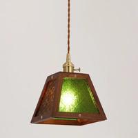 Gambar Lampu gantung antik kenari Shanghai tua untuk samping tempat tidur - Amber glass dari AdhyaStoree undefined 4 Tokopedia